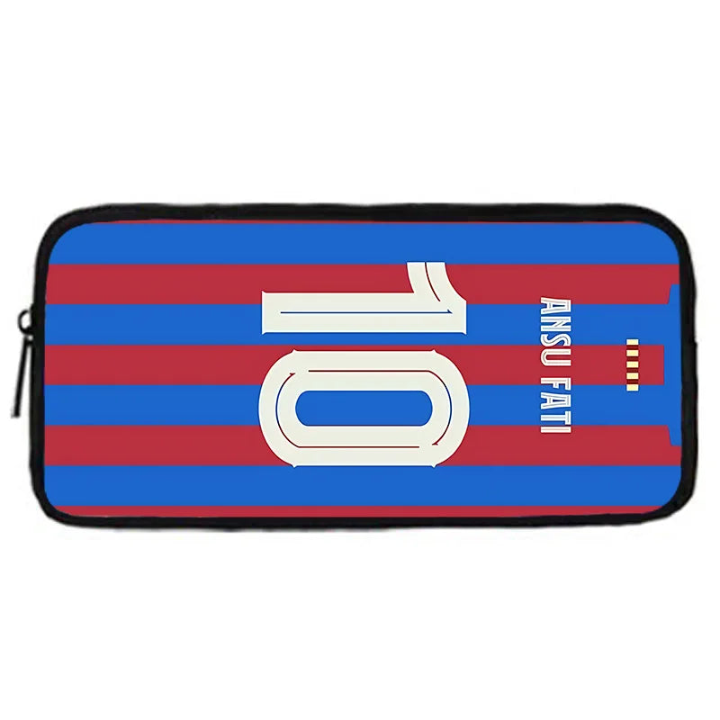 Mochila escolar para niños, fútbol, Lamine Yamals, con bolsas para el almuerzo, bolsas para lápices, mochilas escolares para niños y niñas, el mejor regalo
