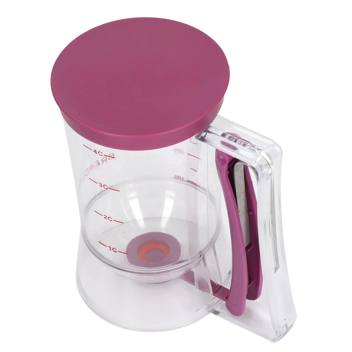 Dispensador de masa ABS 900ml, separador de crema de masa, herramienta para hornear para panqueques, magdalenas, pasteles, gofres, dispensador de masa para panqueques