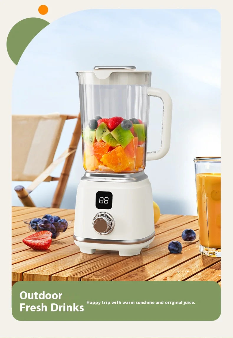 Nueva Licuadora Doméstica con 10 Cuchillas, 3000mAH, Multifuncional, Trituradora de Hielo, Extractor de Jugo, Alta Tasa de Extracción, Herramientas de Cocina