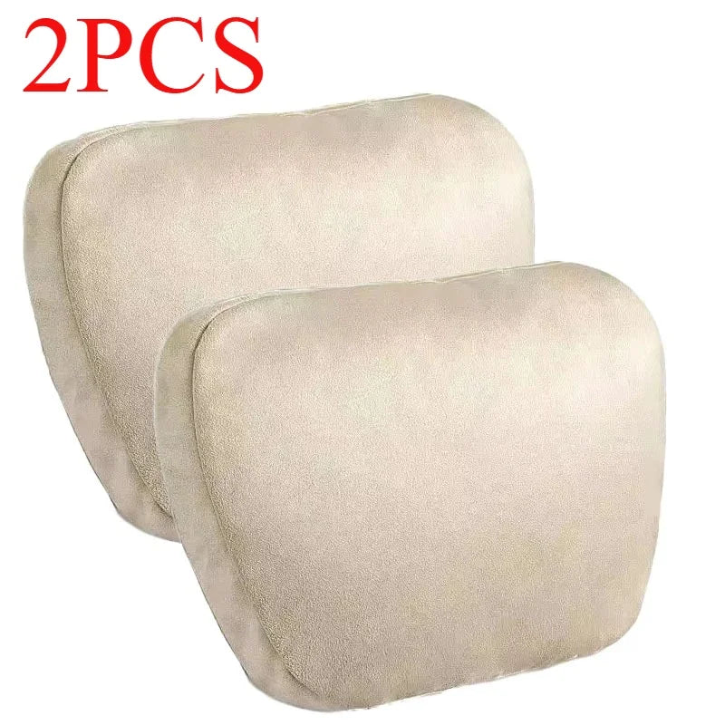 1/2 Uds reposacabezas de coche soporte para el cuello asiento/Clase de diseño Maybach suave Universal ajustable almohada de coche cojín de descanso para el cuello de alta calidad