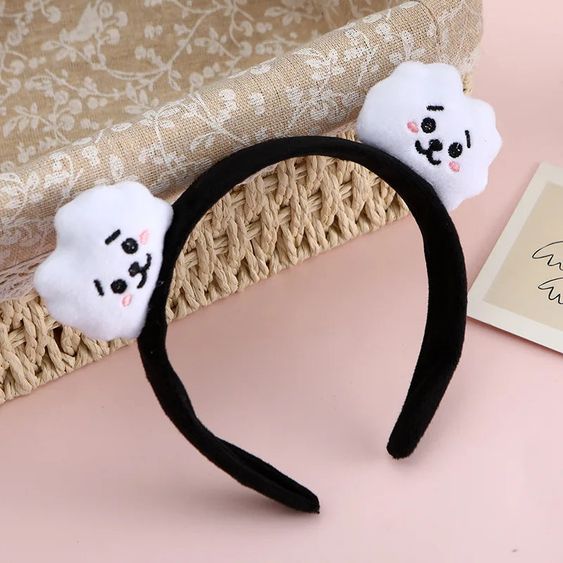 Diadema de Muñeca de Dibujos Animados Creativa y Linda de BT21 koya RJ Shooky Man Tata Chimmy Cooky, Decoración de Periféricos de Animación Secundaria