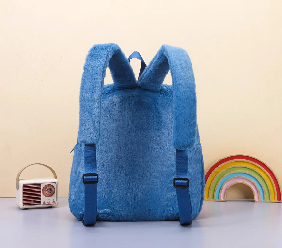 Mochila de Peluche Stitch 2026, Mochila Escolar Japonesa Azul con Diseño Divertido de Stitch, Mochila de Gran Capacidad para Estudiantes, Bolsa de Jardín de Infancia, Regalo para Niños