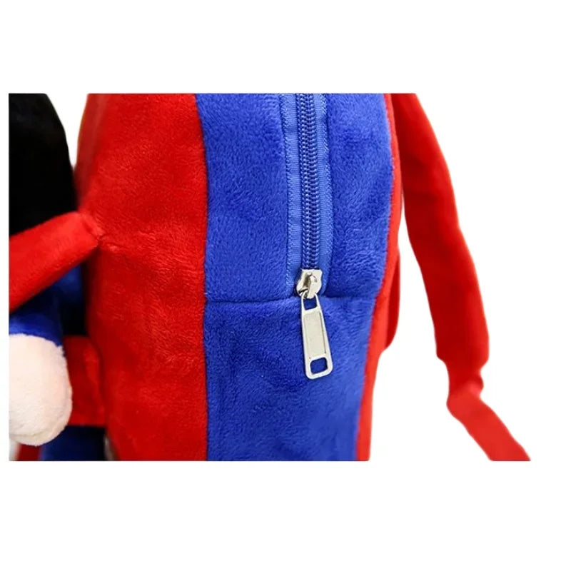 Mochila de personaje de moda de dibujos animados, mochila informal de felpa para niños, bonita mochila escolar para niños y niñas, regalo