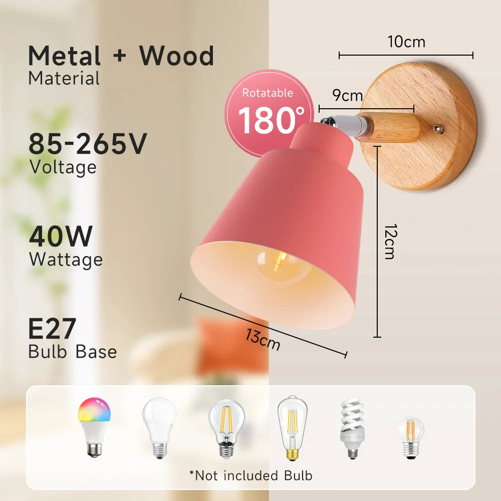 Lámpara LED de escritorio E27, lámparas de mesa con Base, bombilla reemplazable, luz de noche para habitación, dormitorio, oficina, estudio, iluminación de lectura
