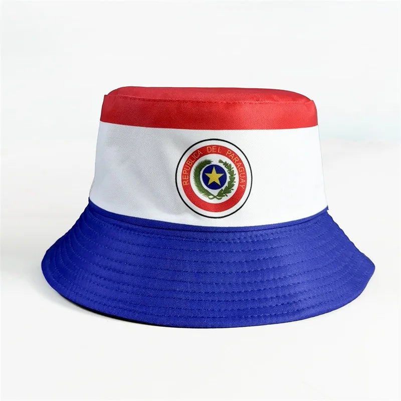 Sombrero de Pescador con Bandera Nacional de 2026 Países, Reversible, para Hombres y Mujeres, para Fiestas de Fútbol, Copa de Fútbol, para Aficionados al Fútbol