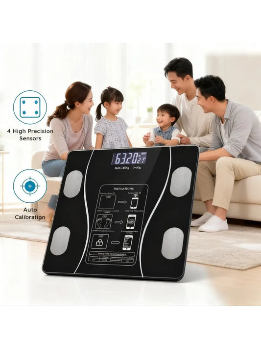Nueva báscula de grasa corporal USB, báscula de grasa casera inteligente y precisa, báscula corporal para adultos, báscula electrónica pequeña, báscula corporal