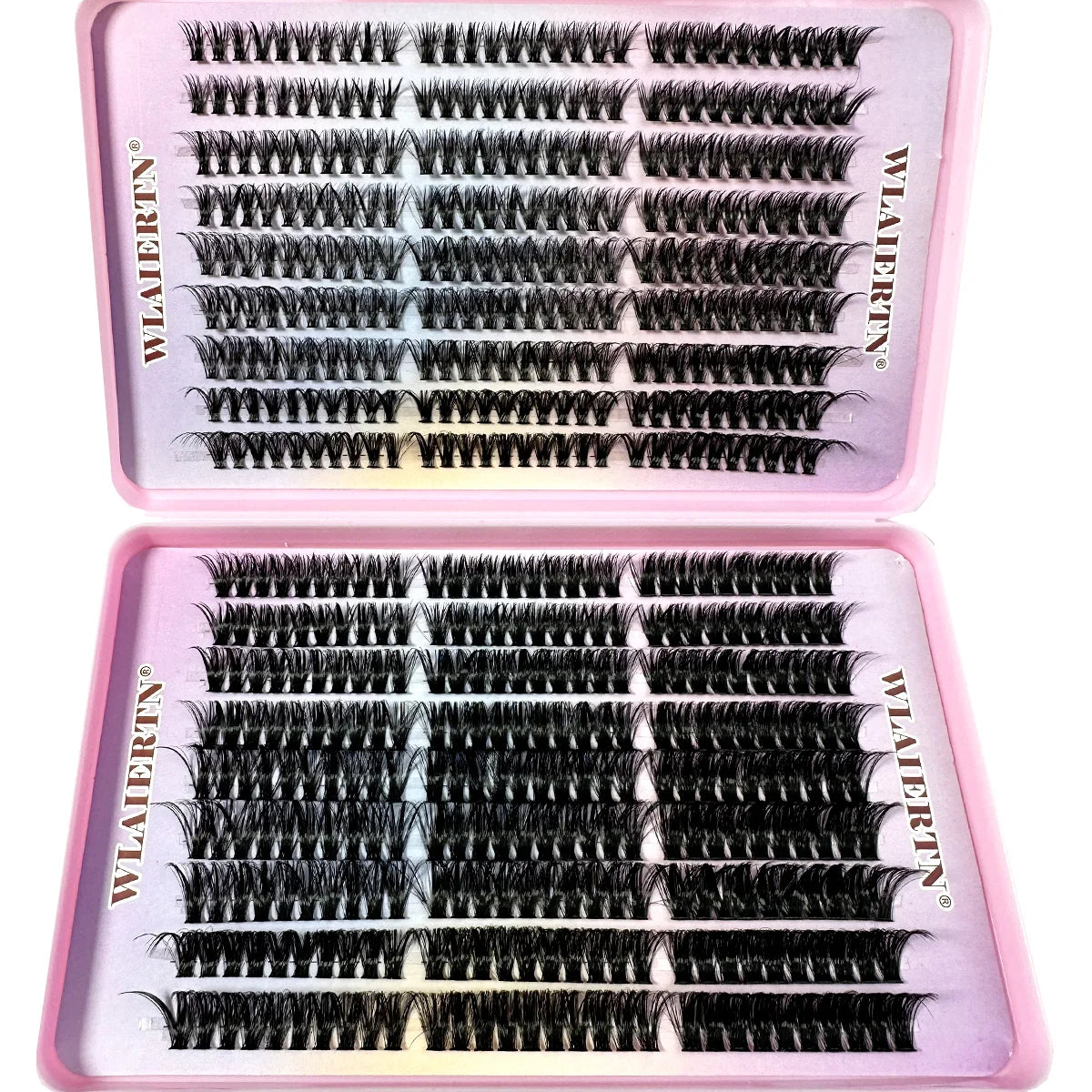 Pestañas de imitación de visón 540Cluster C rizador 9-16mm extensión de pestañas naturales mezcladas tira rusa 3D herramienta de maquillaje de pestañas Personal
