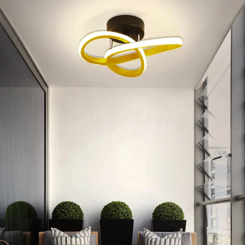 Lámpara de techo LED moderna, lámparas Led para pasillo, escalera, balcón, guardarropa, entrada, pasillo de Hotel, decoración del hogar, brillo de iluminación Led