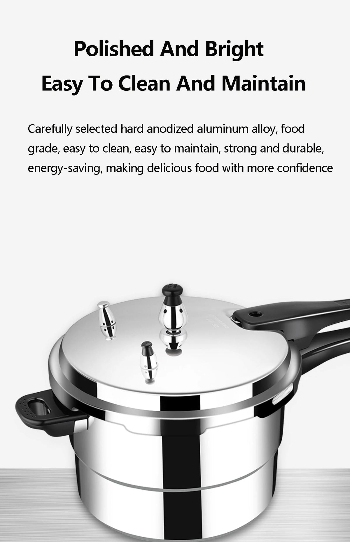 Olla a presión profesional de 7L/11L, ollas de cocina de aluminio resistentes a prueba de explosiones para olla de cocina de Gas