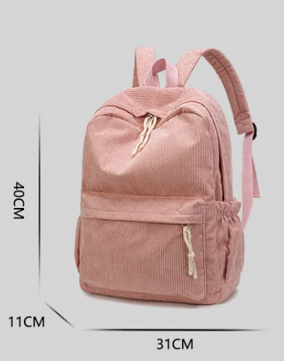 Mochila escolar personalizada, nuevas mochilas de moda para niños, estudiantes, pana, nombre único, bolsas de viaje de gran capacidad, mochila de senderismo