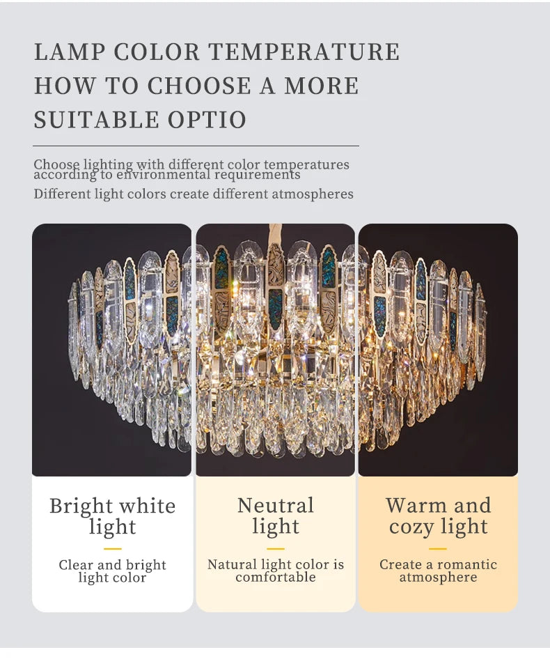 Techo para comedor, candelabro de cristal Led moderno, lámpara colgante de techo para sala de estar, Villa, Loft, iluminación colgante