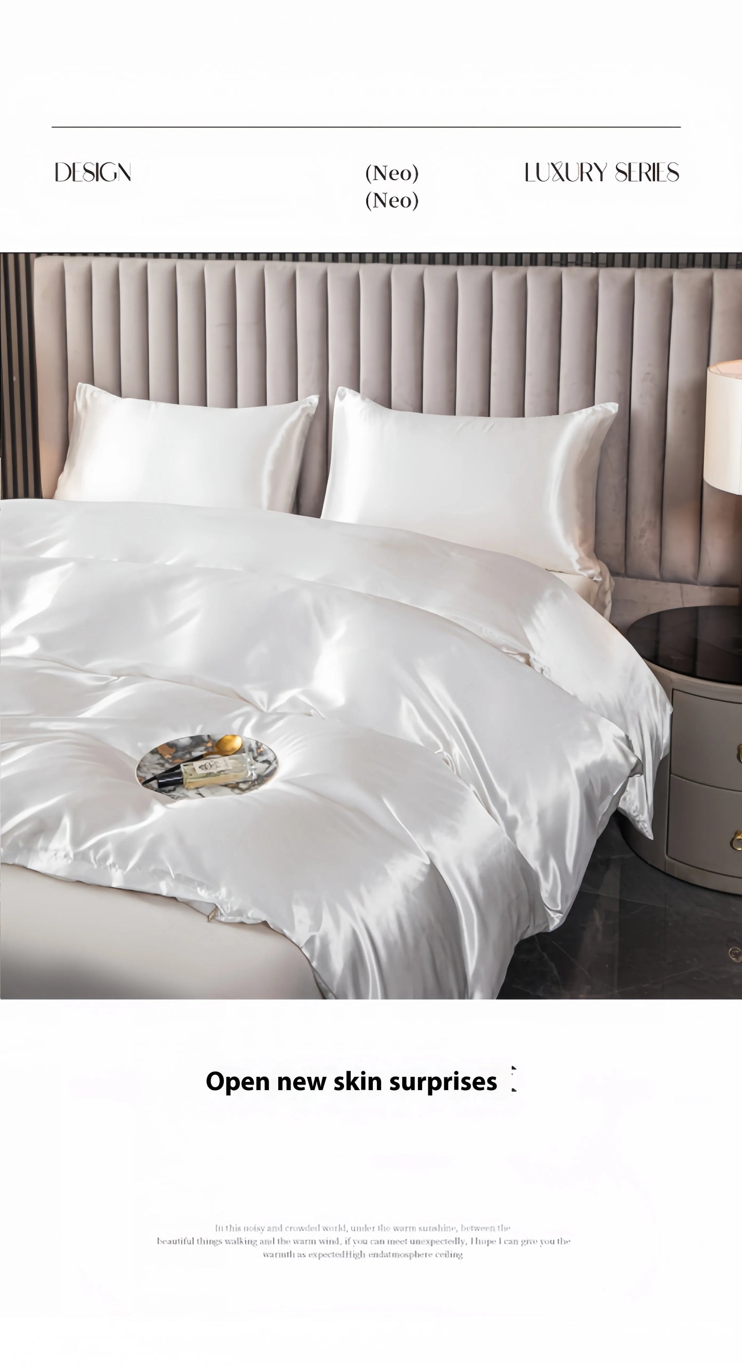 Funda nórdica Kuup con superficie satinada, juego de cama de colores, funda de edredón tamaño QUEEN KING, funda de cama de tela respetuosa con la piel de alta calidad