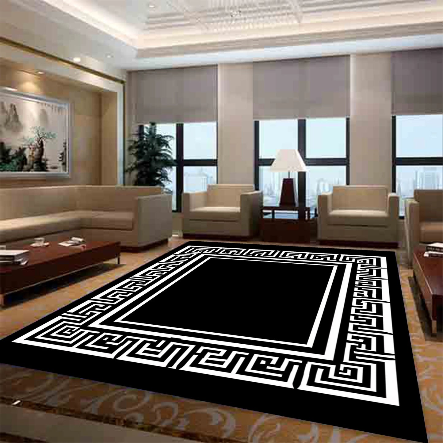 Alfombra moderna y sencilla para el hogar, alfombra para dormitorio, sala de estar, decoración grande para dormitorio, mesas de centro para el hogar, alfombra lavable