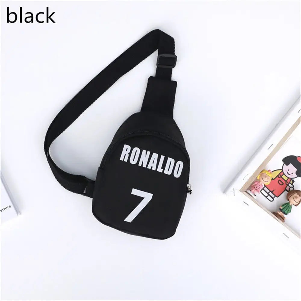 Bolso de hombro de moda para niños y niñas, bolso de pecho, bolso de mensajero, bolso de ocio deportivo, estampado de número de moda