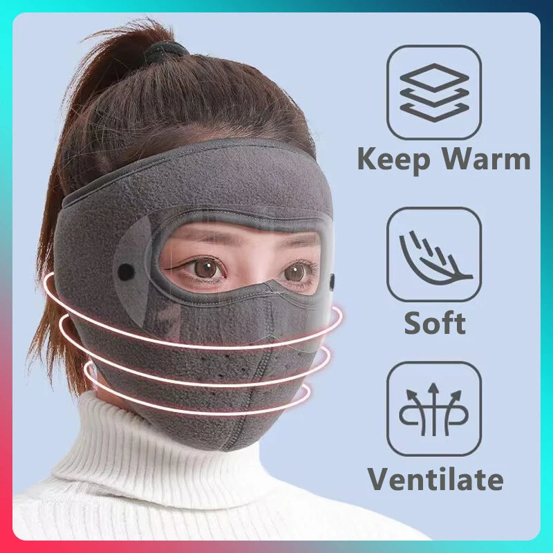 Pasamontañas Unisex Musion, Máscara Facial a Prueba de Viento y Polvo, Multifuncional para Motociclismo, Camping, Senderismo, Esquí y Deportes al Aire Libre