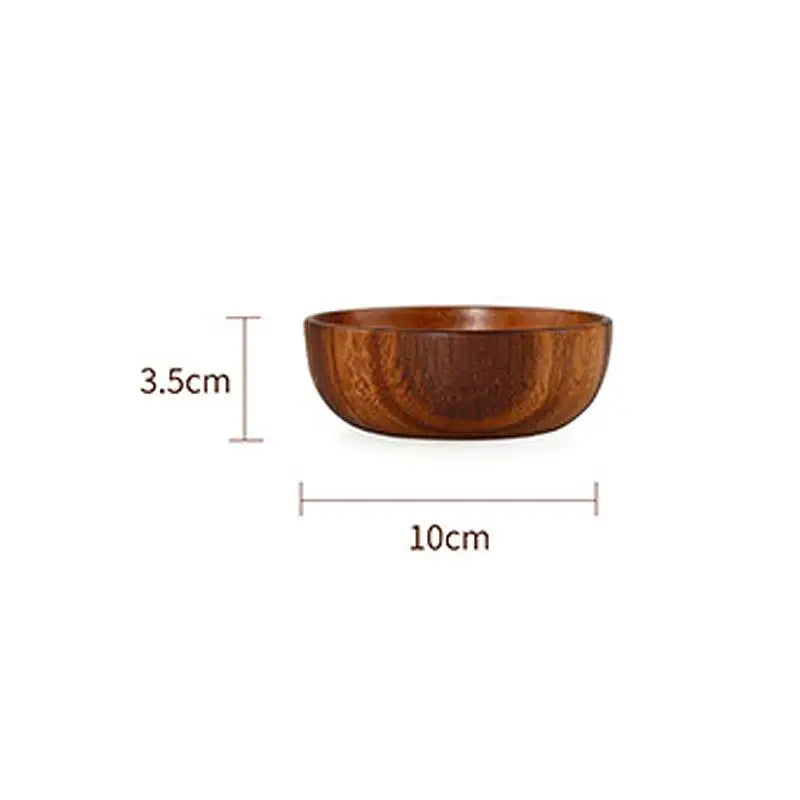 Tazón para ensalada de madera, práctico y duradero, soporte de almacenamiento para cocina, cubiertos, diseño natural simple, contenedor de alimentos