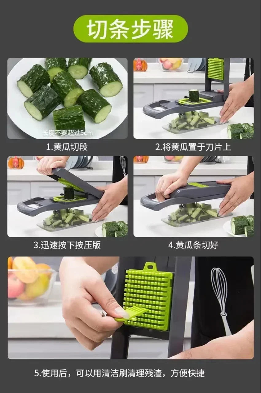 Gadgets de cocina, utensilios para el hogar, picador de verduras, accesorios de cocina, cortador de verduras