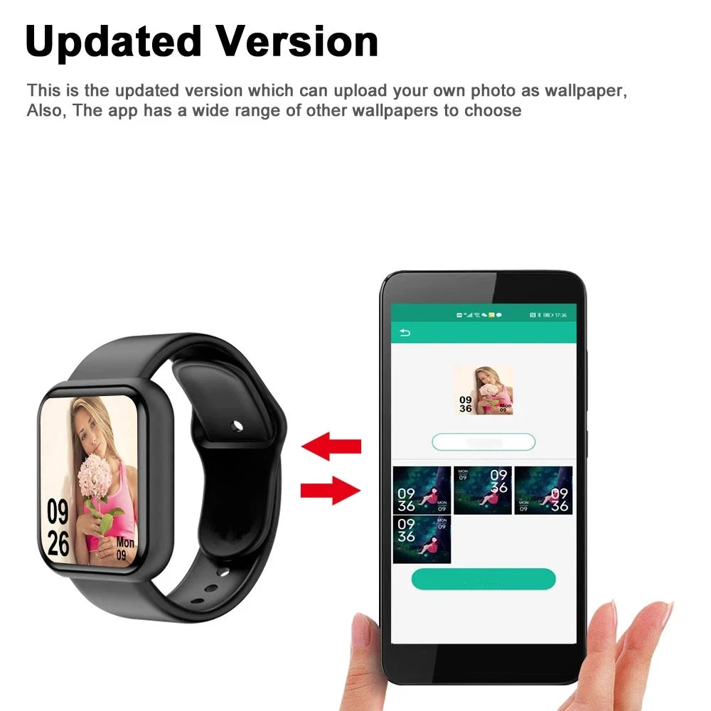 Smartwatch Fitness con Monitor de Salud