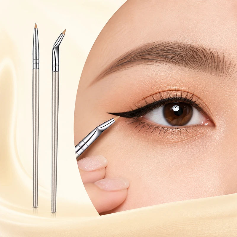 Set de 7 Brochas Profesionales para Maquillaje de Ojos, Brocha Angulada para Delineador y Corrector, Herramienta para Sombra de Ojos y Aegyo Sal