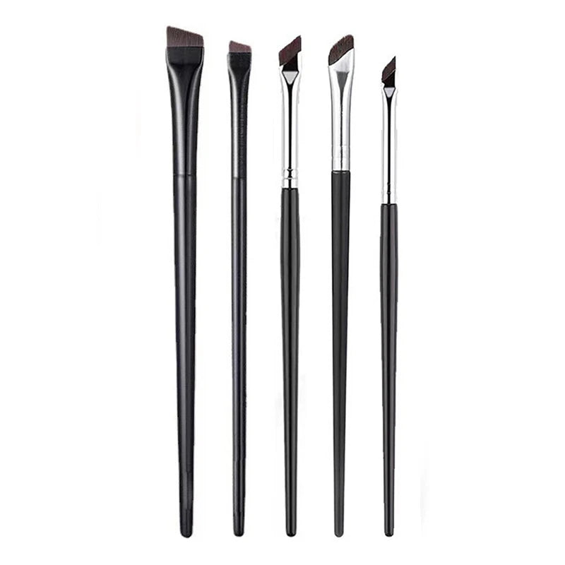 【Pinceles para maquillaje de contorno de cejas, pincel para delineador de ojos, pincel profesional súper fino en ángulo para delineador de ojos, herramientas de maquillaje】