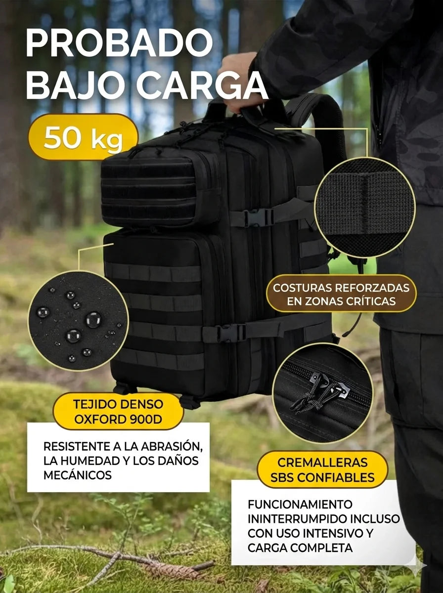 Mochila táctica de 50L/25L /32LT, mochilas de viaje de gran capacidad para hombre, bolsas multifuncionales impermeables para deportes al aire libre