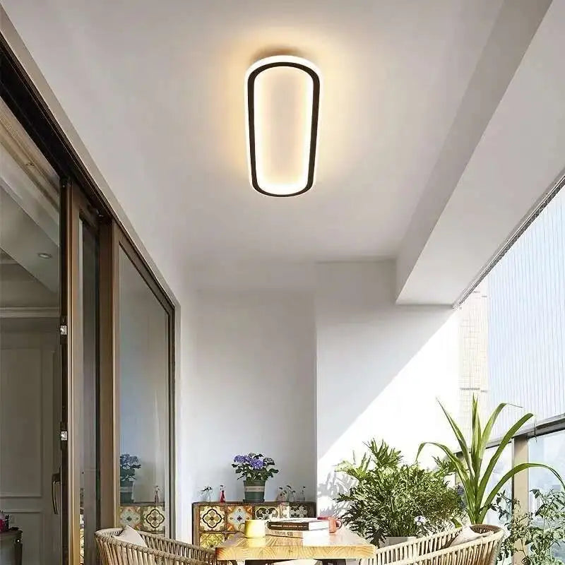 Luces de techo LED modernas, lámpara de pasillo, dormitorio, sala de estar, cocina, luz montada en el techo, guardarropa, pasillo, balcón, vestíbulo, decoración