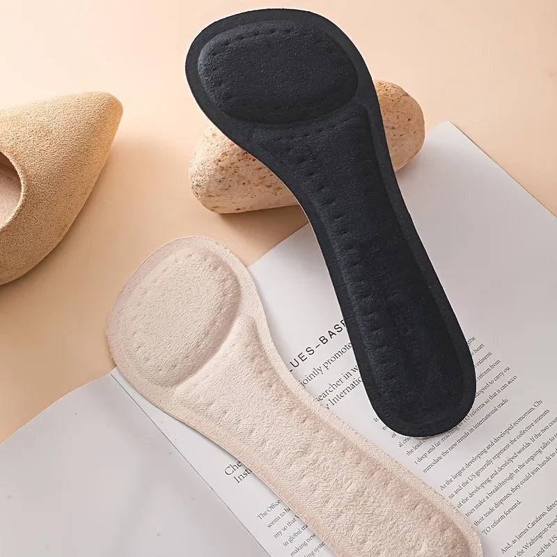 1 par de plantillas antideslizantes que absorben los golpes para mujer |   Cojines de zapatos autoadhesivos suaves con control de olores para tacones altos y bombas