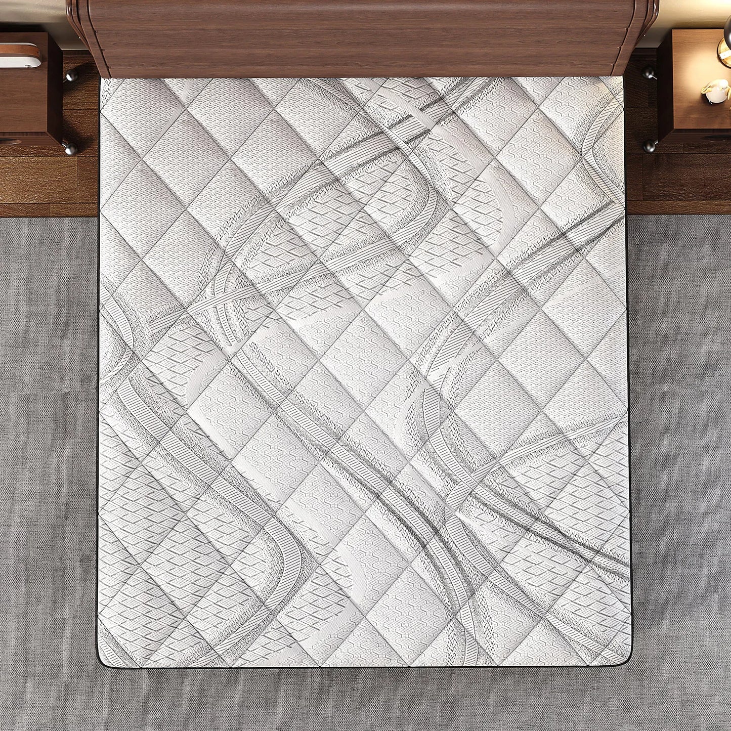 12" 14 Inch Gel Memory Foam Hybrid Mattress Medium Firm Pocket Spring Queen King Bed Motion Isolation