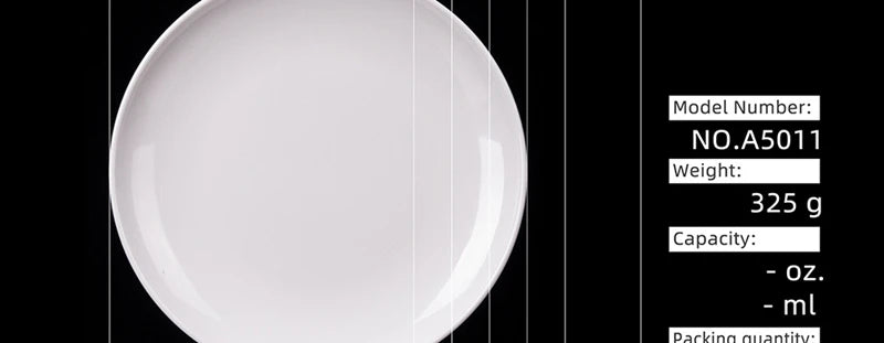 Platos redondos de melamina para Hotel, juegos de cena de 8-14 pulgadas, platos blancos de porcelana de imitación, bandeja para servir, vajilla hermosa, comida occidental