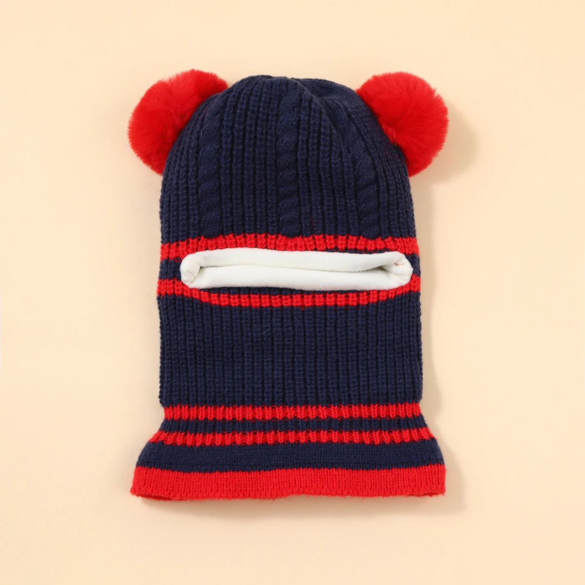 Gorro tejido con orejas de oso para bebés y niños, gorros cálidos bonitos, gorros para niñas y niños, Jersey de punto, gorros