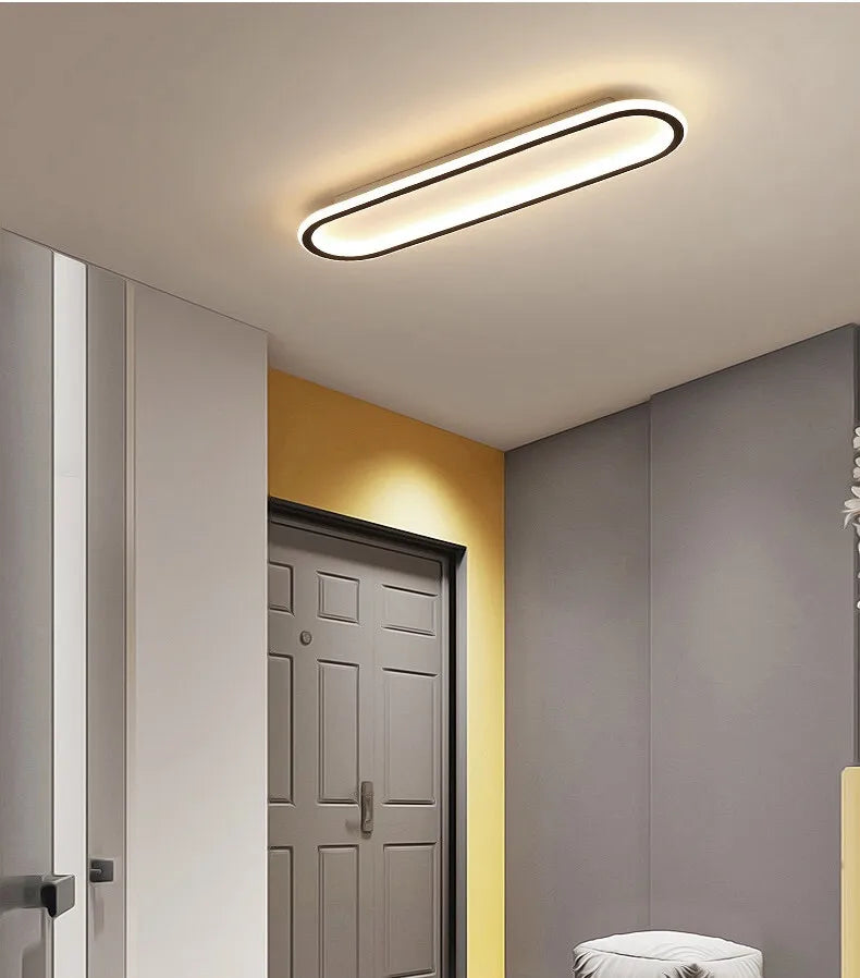 Luces de techo LED modernas, lámpara de pasillo, dormitorio, sala de estar, cocina, luz montada en el techo, guardarropa, pasillo, balcón, vestíbulo, decoración