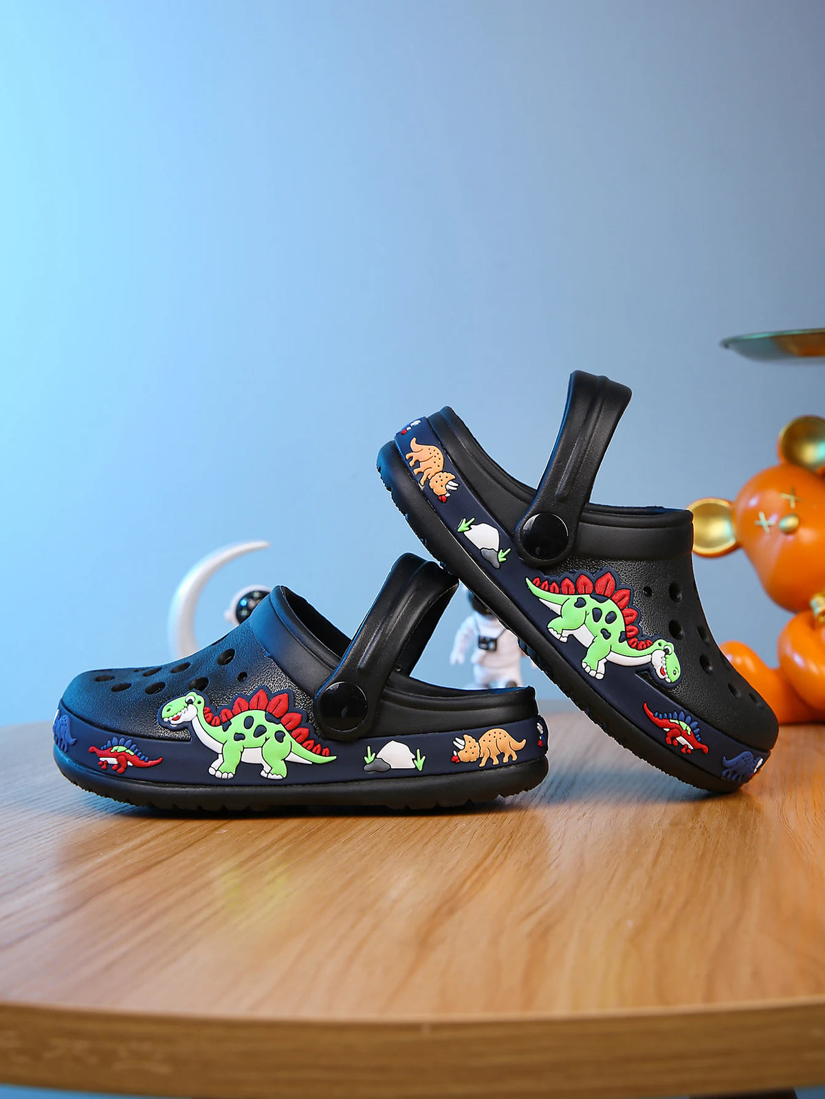 Sandalias antideslizantes para niños, zapatos de cueva de jardín, playa, ocio de dibujos animados, cómodos y ligeros, Verano