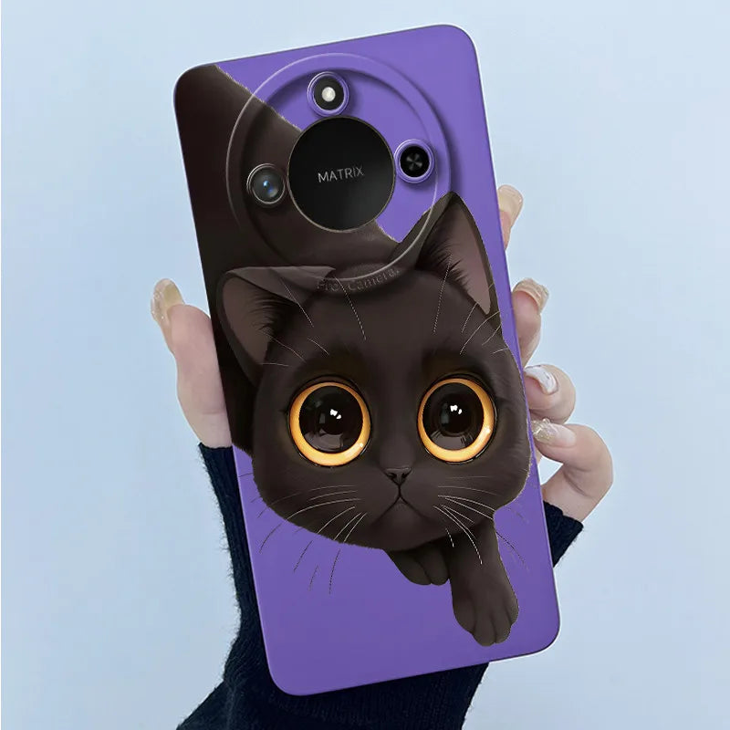 Para Honor X9C Funda de teléfono inteligente X9cSmart Funda de silicona suave dulce moda pintada dibujos animados niños niñas encantadora Funda trasera estampada