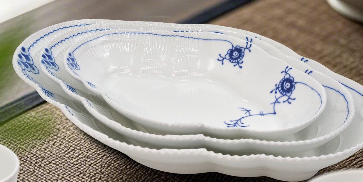 Juego de vajilla de porcelana blanca de Jingdezhen con diseño de hierba Tang azul y blanca, plato llano para uso doméstico, t...