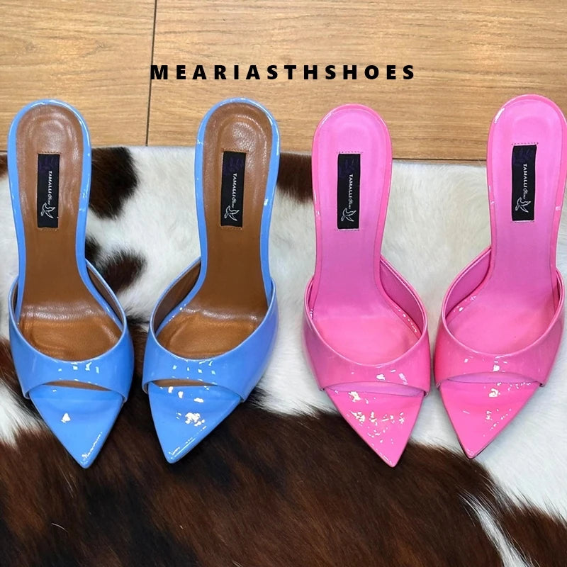 Sandalias de Tacón Súper Alto para Mujer, Nueva Moda Coreana 2026, Sandalias de Tacón de Aguja con Punta Abierta, Zapatos de Verano Sexys para Mujer