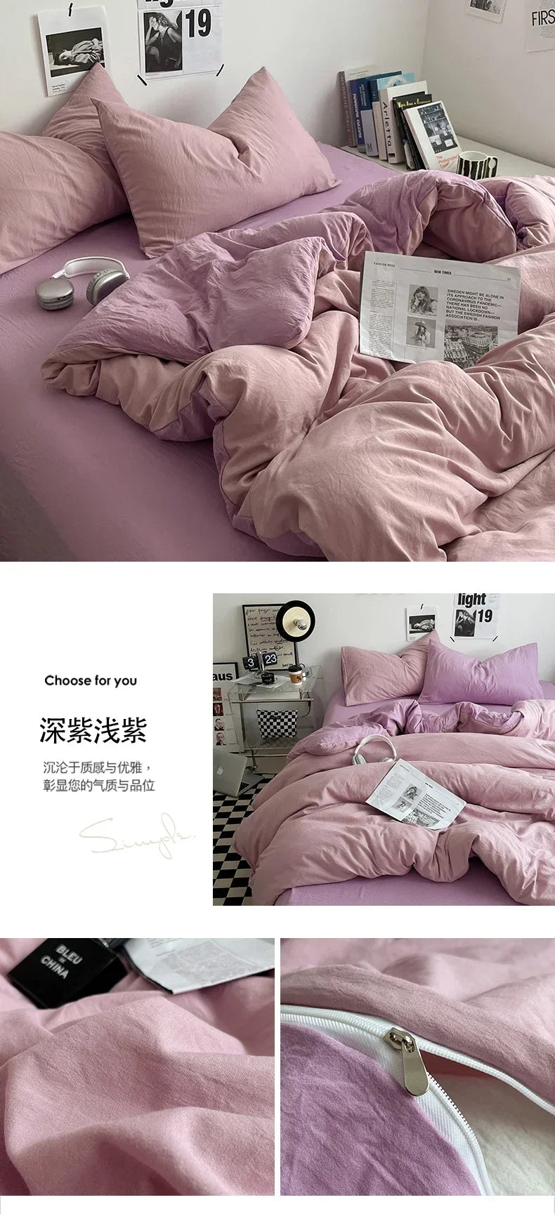 Juegos de edredón de cama, funda nórdica, sábanas con funda de almohada, juego de ropa de cama para cama Queen/King, edredones de cama
