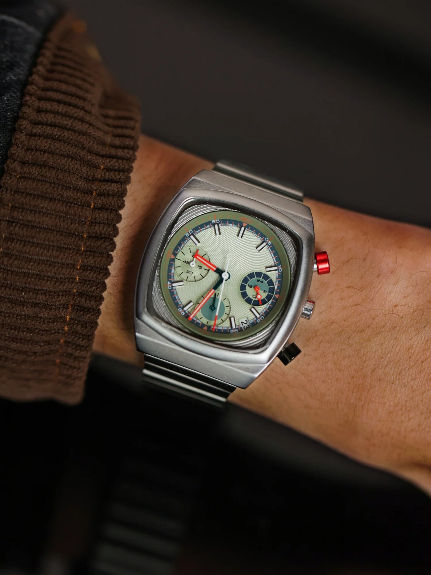 Reloj CILOA deportivo cuadrado verde para hombre, marca auténtica 2025, nueva tendencia, moda, alta calidad, ligero, regalo de lujo, reloj de cuarzo