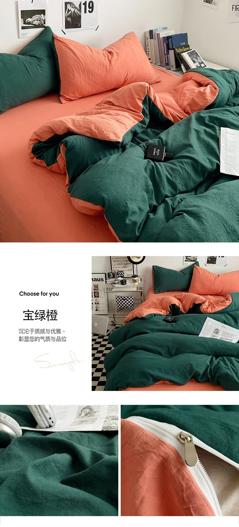 Juegos de edredón de cama, funda nórdica, sábanas con funda de almohada, juego de ropa de cama para cama Queen/King, edredones de cama