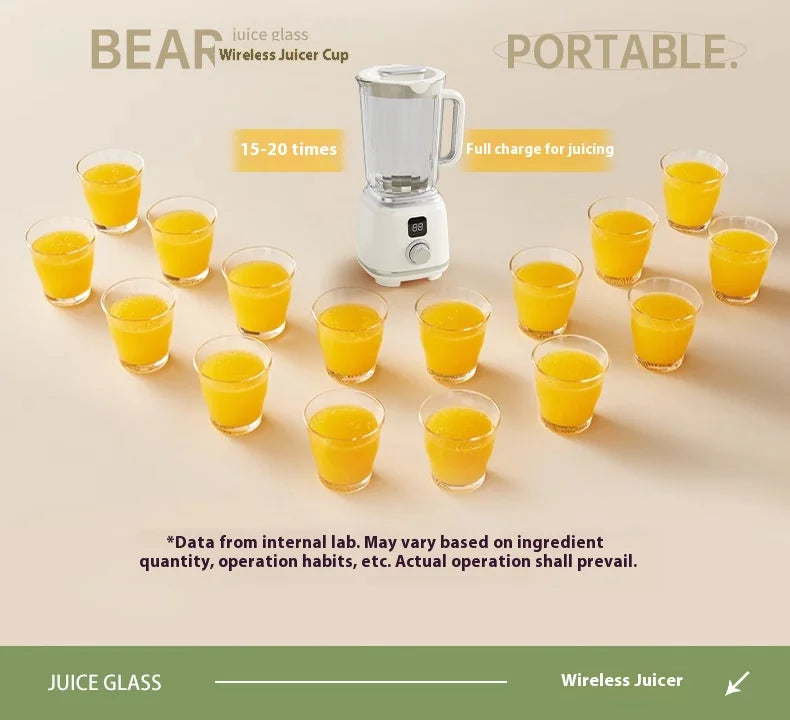Nueva Licuadora Doméstica con 10 Cuchillas, 3000mAH, Multifuncional, Trituradora de Hielo, Extractor de Jugos, Alta Tasa de Extracción, Utensilios de Cocina