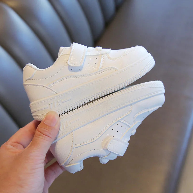 Zapatillas, zapato para niña, primavera Otoño, zapato blanco para niño, zapato informal para correr para niño, zapatillas de suela blanda antideslizantes, tenis para niño, artículo superventas