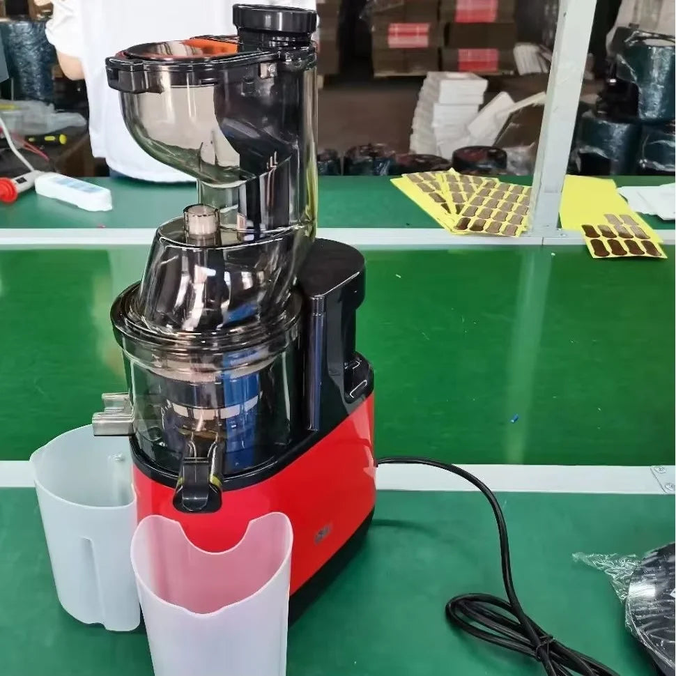 Extractor de Jugos Centrífugo de Boca Ancha para Frutas, Exprimidor Compacto, Máquina para Hacer Jugos, Exprimidor de Jugos Frescos, Fácil de Limpiar