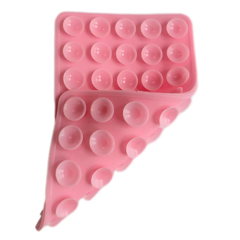 Paquete de 1 almohadilla con ventosa con respaldo adhesivo para almohadilla segura 40; Ventosa de silicona bifáctica para sujetar teléfonos inteligentes, ventosa adhesiva