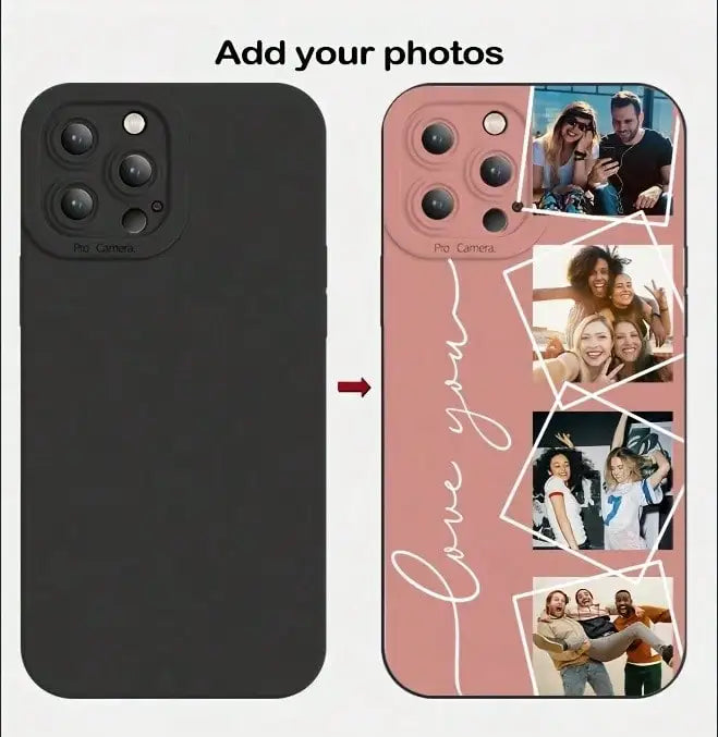 Funda Protectora Personalizada de TPU Suave para iPhone 17, 17Air, 16, 16E, 15, 14, 13, 12, 11Pro Max, Mini, SE 2020, 2022, XS, XR, 7, 8 Plus