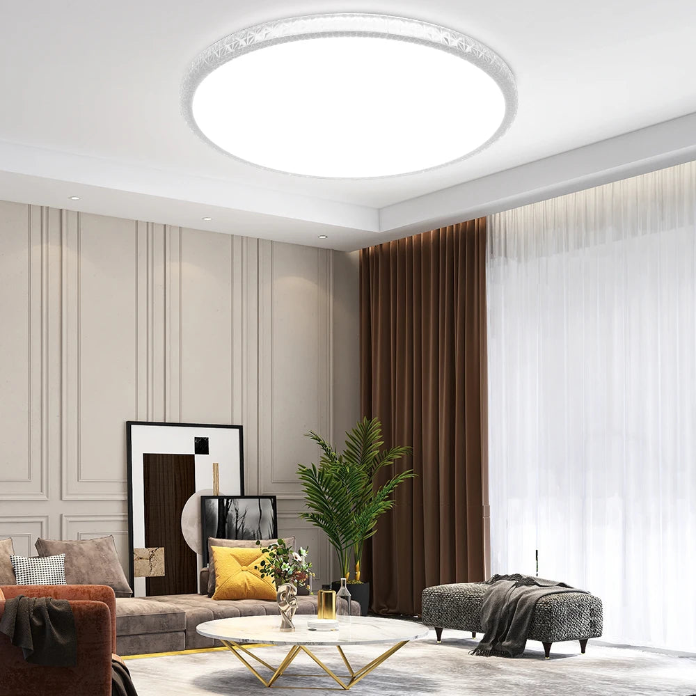 Lámpara de techo con control remoto, lámpara led para dormitorio, lámparas de techo grandes, luces Led con control remoto, luces led regulables