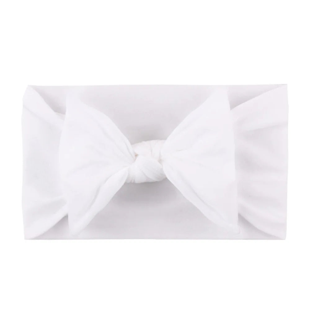 Diademas con lazo para niñas, banda elástica suave para el cabello, accesorios para el cabello de bebé recién nacido, regalos para fiestas, pañuelos para la cabeza para niñas