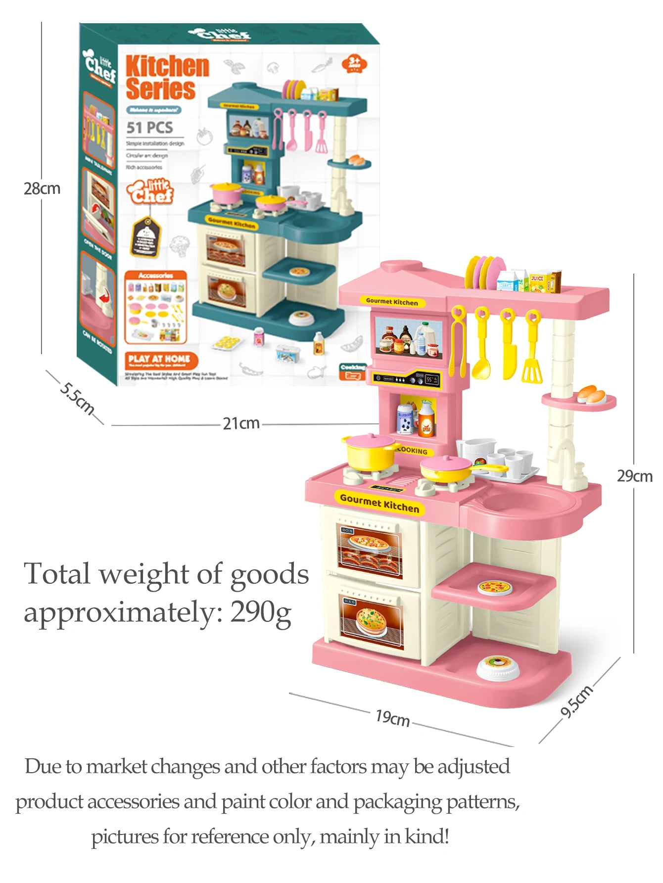 Los niños juegan accesorios de cocina, juego de juguetes, alimentos de cocina, sartenes, ollas de leche, pan, tenedor para niños mayores de 3 años y niñas