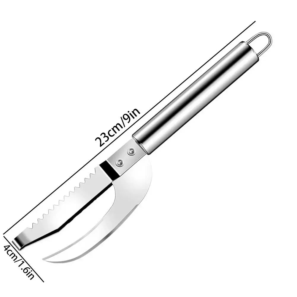 Cepillo 2 en 1 para Pescado, Removedor Rápido de Escamas, Herramienta para Desescamar Pescado, Cuchillo de Pesca, Herramientas de Limpieza, Accesorios de Cocina