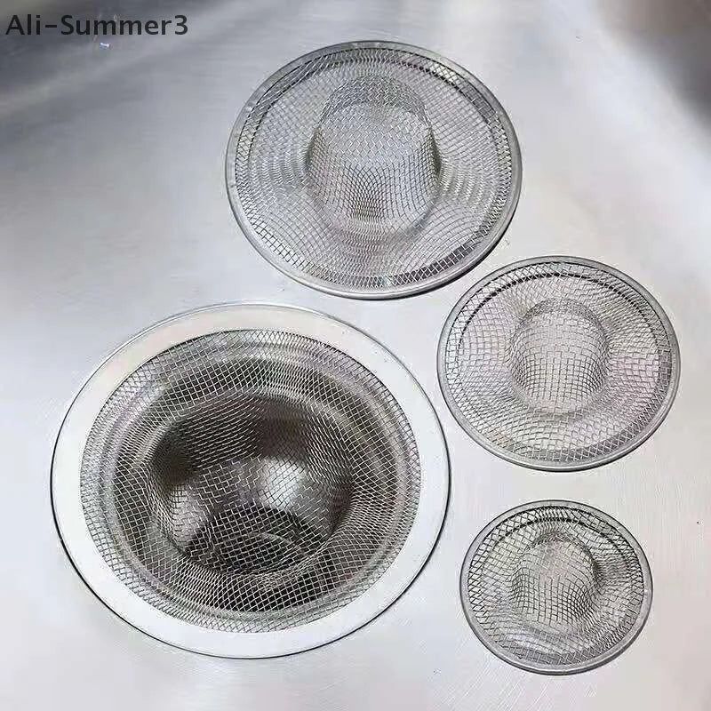 Filtro de fregadero de agua de cocina de acero inoxidable, filtro de drenaje para baño, tapones para el pelo de ducha, accesorios de cocina, 1 ud.