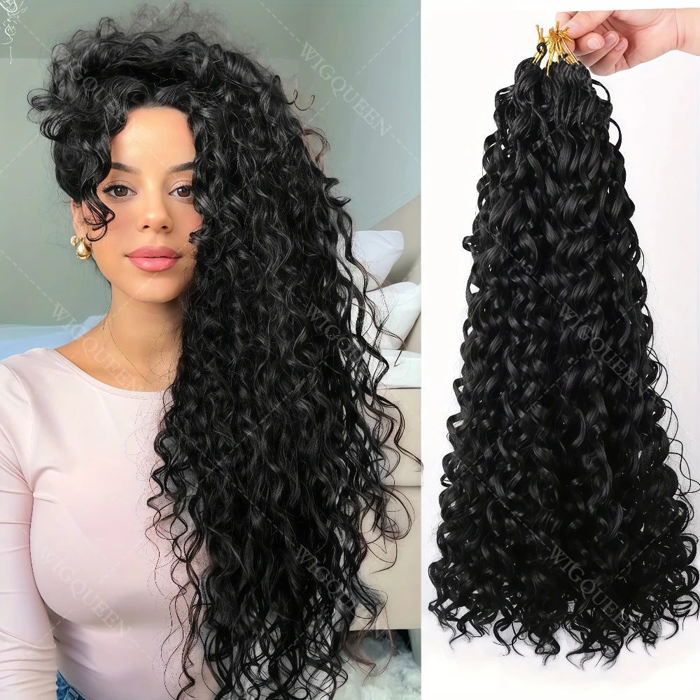 10A Micro bucle Invisible pequeñas espirales rizado crochet cabello humano sin nudos preseparado rizado pluma extensiones de cabello de ganchillo
