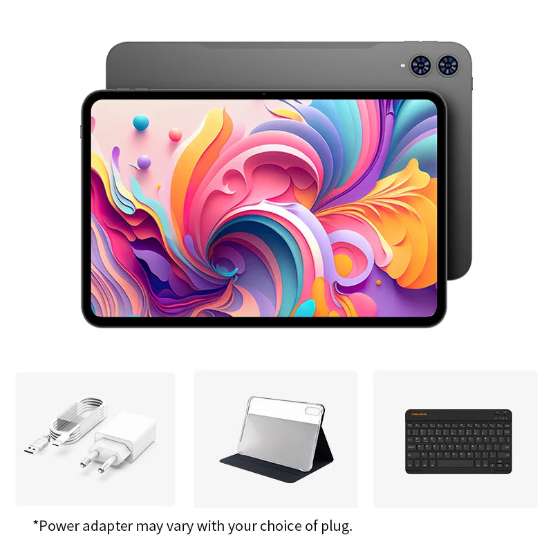 Tableta Teclast T65 de 13.4 Pulgadas con Pantalla 2K a 120Hz, Unisoc T7280 Octa Core, Máximo 26G de RAM, 128GB de ROM, Batería de 8000mAh, Android 16, Doble SIM